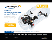 Tablet Screenshot of motospecs.com.au